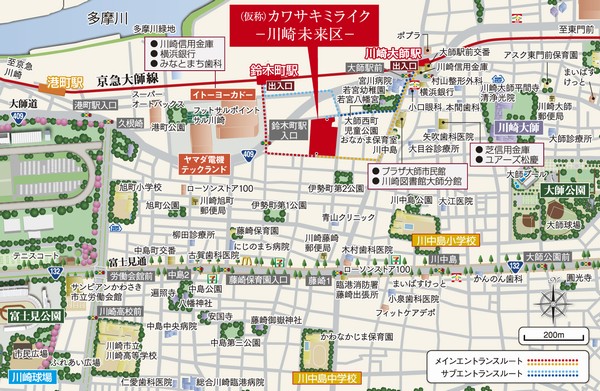 Local guide map ※ Some posted the map road ・ An excerpt of the facilities have been notation.