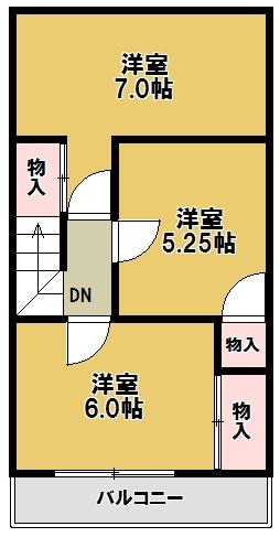 Floor plan. 33,800,000 yen, 4LDK, Land area 62.45 sq m , Building area 110.54 sq m 3 floor Floor Plan