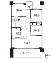 Floor: 3LD ・ K + WIC, the occupied area: 70.33 sq m, Price: TBD