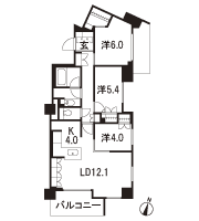 Floor: 3LD ・ K + WIC, the occupied area: 73.99 sq m, Price: TBD