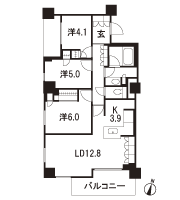 Floor: 3LD ・ K + WIC, the occupied area: 74.12 sq m, Price: TBD