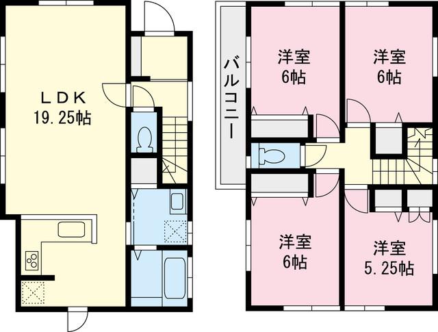 Floor plan. 37,800,000 yen, 4LDK, Land area 133.09 sq m , Building area 97.01 sq m