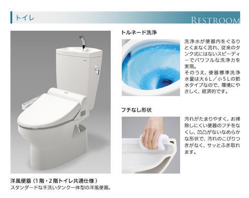 Other Equipment. Hand-wash tank integrated Western-style toilet!