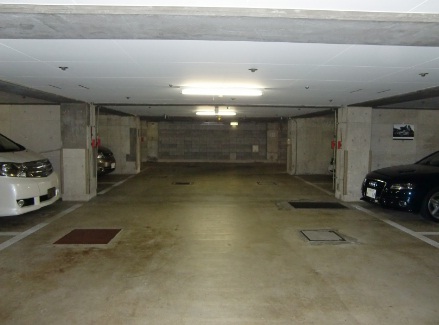 Parking lot. Underground parking