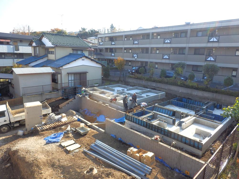 Local appearance photo. 3 ・ How we have finished out the foundation of 4 Building, Please look at this robust foundation!