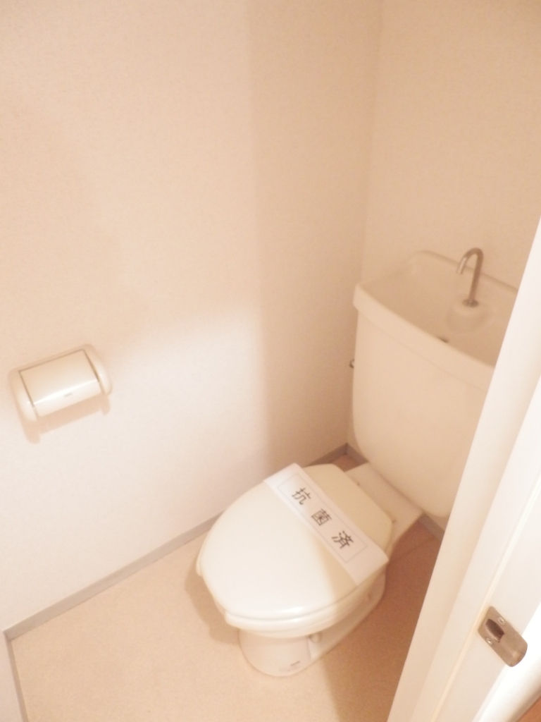 Toilet. It is a reference image of another room of the same type