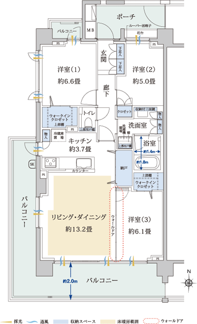 Floor: 3LDK + 2WIC + N, the occupied area: 78.39 sq m, Price: TBD