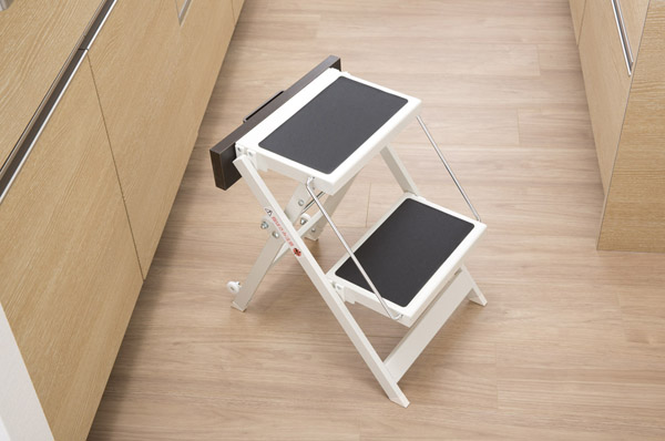 Width wood storage stepladder. Such as the top of the hanging cupboard, Convenient and out of those of high places