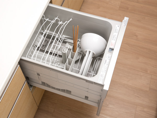 Kitchen.  [Dishwasher] Not only save the trouble of cleaning up, It will also lead to reduction in the amount of water.