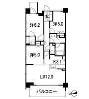 Floor: 3LDK + WIC, the occupied area: 69.25 sq m, Price: 37,900,000 yen, now on sale