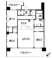 Floor: 3LD ・ K + FC + 2WIC + SIC, the occupied area: 85.09 sq m