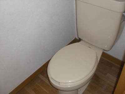 Toilet. Since the bus toilet by, every day, Comfortable Toilet