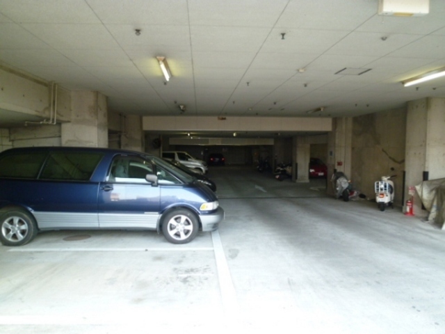 Parking lot. Underground flat parking