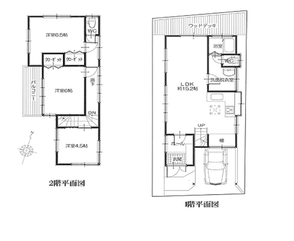 Floor plan. 22,800,000 yen, 3LDK, Land area 80.13 sq m , Building area 75.39 sq m