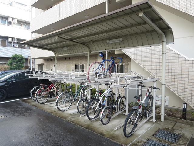 Other common areas. It is a useful covered bicycle parking