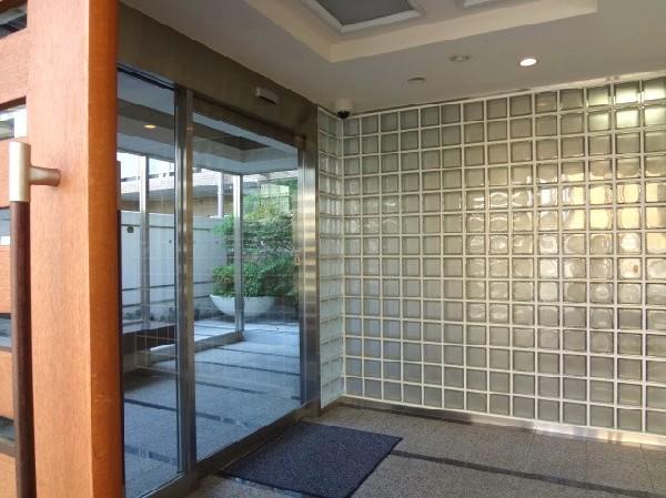 Entrance. Entrance Hall bathed in fresh light of glass block