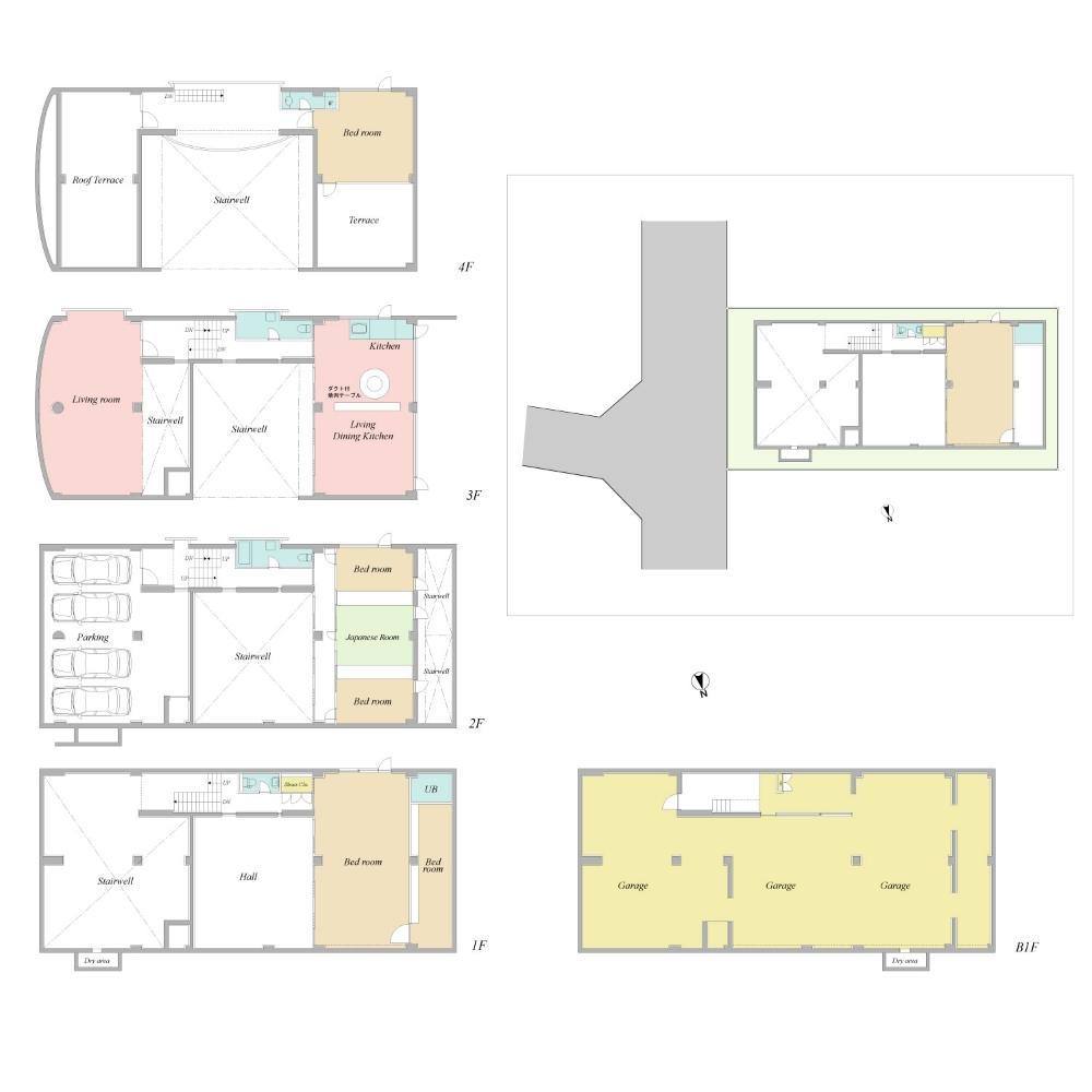 Floor plan. 238 million yen, 8LDK, Land area 296 sq m , Building area 604.99 sq m