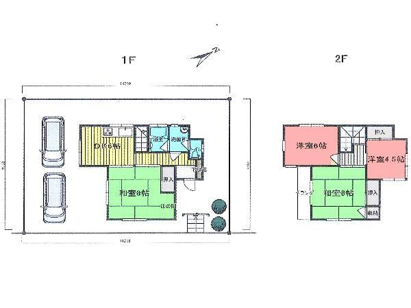 Floor plan. 26.5 million yen, 4DK, Land area 132.25 sq m , Building area 79.54 sq m