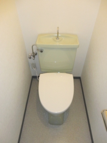 Toilet. It is a Western-style toilet with cleanliness