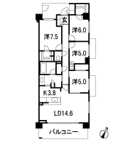 Floor: 4LDK + 2WIC + N, the occupied area: 98.92 sq m, Price: 65,500,000 yen, now on sale