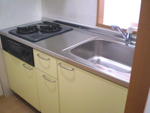 Kitchen. Two-burner gas stove with system Kitchen