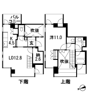 Floor: 1LDK + N, the occupied area: 73.54 sq m