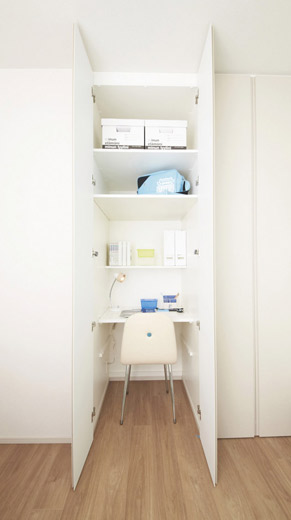 Receipt.  [Storage space to grow along with the family "Wonder Storage"] Not only as a storage space, To study corner and children's study desk. Also it has a storage of variable which changes according to the growth, It has been devised that can take advantage of the space to a more flexible. (Same specifications)