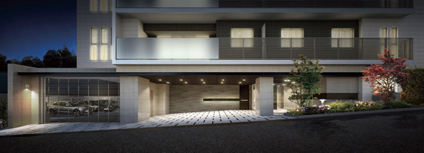 Features of the building.  [entrance] Harbor inherited Shi silence, Mansion of Yingbin. (Entrance Rendering)