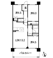 Floor: 3LDK + W, the area occupied: 61.2 sq m, Price: 36,980,000 yen, now on sale