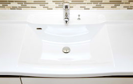 Bathing-wash room.  [Counter-integrated basin bowl] A wash bowl, Integrated with the counter. Beautiful in appearance, You can suppress the occurrence of dirt and mold because there is no seam.