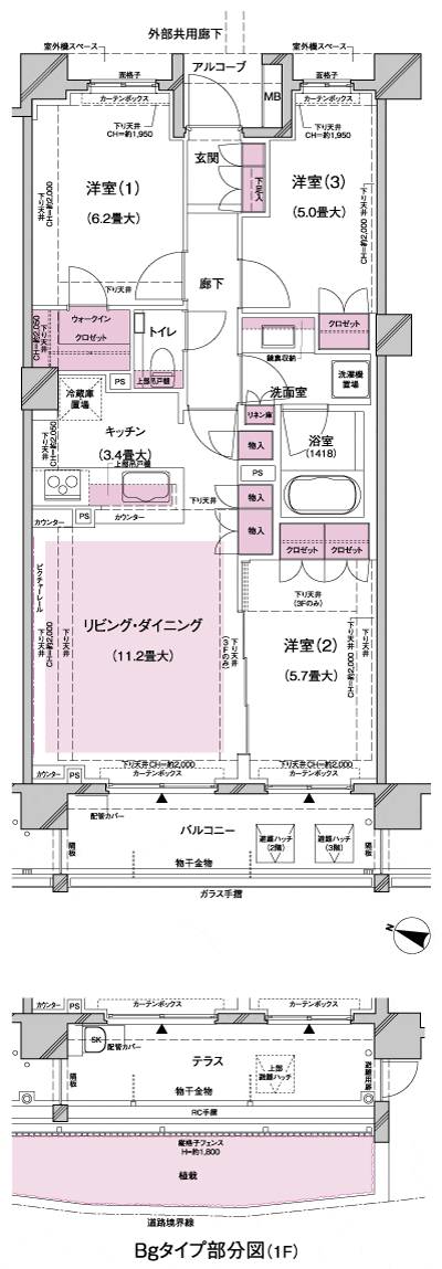 Floor: 3LDK + WIC, the occupied area: 70.22 sq m, Price: TBD