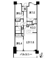 Floor: 2LDK + S + WIC (2 ~ 4F) / 3LDK+WIC(5 ~ 7F), the occupied area: 71.28 sq m, Price: TBD