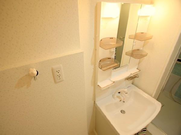 Wash basin, toilet. Powder Room