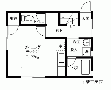 1-floor plan view
