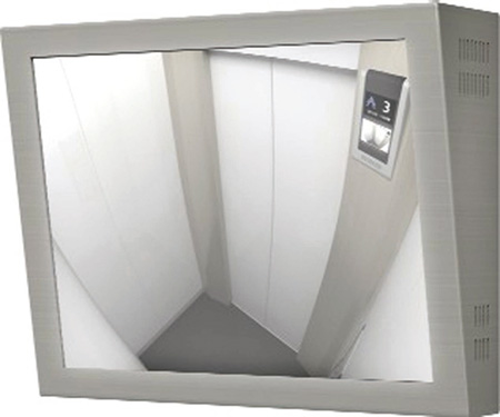 Security.  [Elevator in the monitoring monitor] On the first floor of the elevator hall, Install the monitor to project the interior of the state. Watching the peace of mind in the elevator, Also lead to the deterrent effect of the crime.