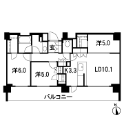 Floor: 3LDK + 3WIC, occupied area: 72.29 sq m, Price: 61,980,000 yen, now on sale