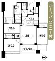 Floor: 3LDK + 3WIC + N + SIC, the occupied area: 75.71 sq m, Price: 54,380,000 yen, now on sale
