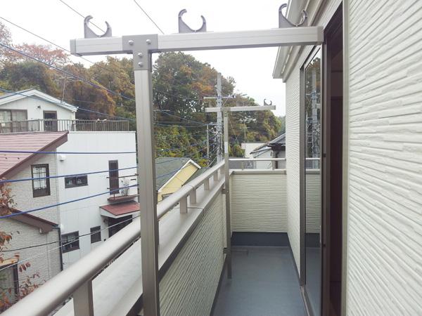 Balcony. Yang per well of a balcony