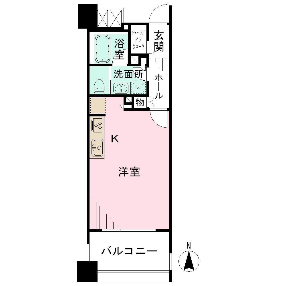 Floor plan. Price 26.5 million yen, Footprint 36.2 sq m , Balcony area 7.41 sq m