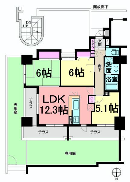 Floor plan. 2LDK + S (storeroom), Price 29,800,000 yen, Occupied area 67.26 sq m