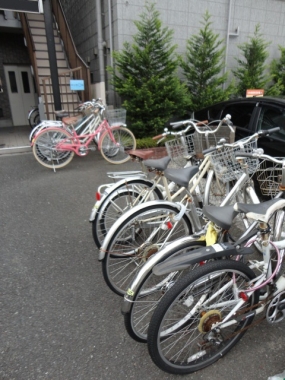 Other common areas. Bicycle parking space