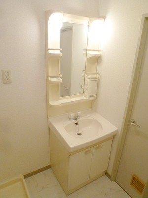Washroom. Independent wash basin