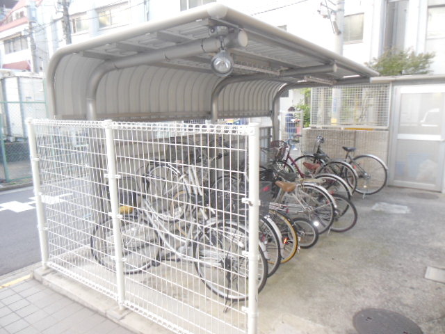 Other common areas. On-site bicycle parking lot