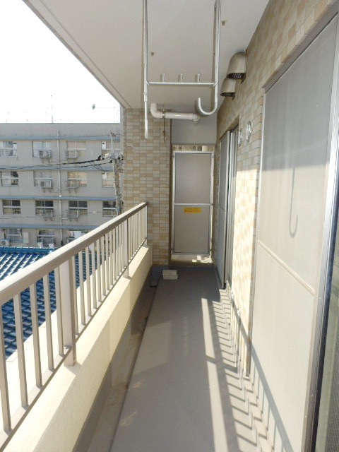 Balcony. Balcony laundry Hoseru