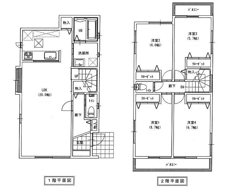 Building plan example (floor plan). Building plan example Building price 14,000 yen Building area 102.47 sq m