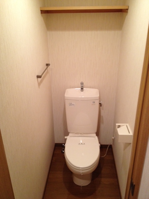 Toilet. Toilet upper receiving There ☆