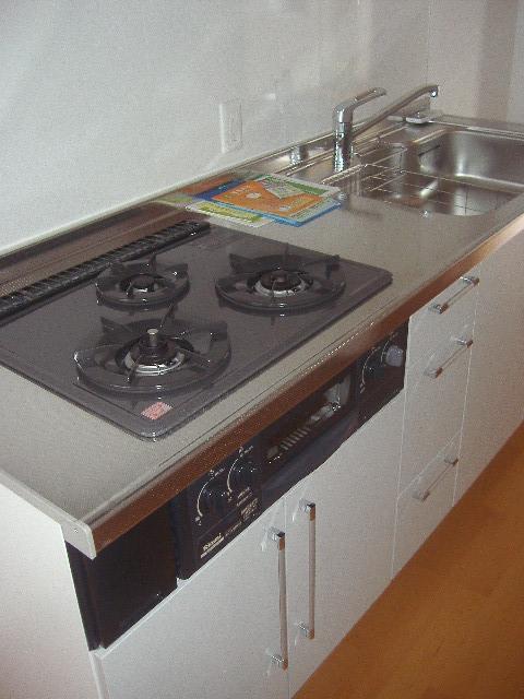 Kitchen. 3 lot gas stoves is I am happy.