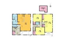 Floor plan. (5 Building), Price 51,800,000 yen, 3LDK, Land area 95.33 sq m , Building area 92.33 sq m