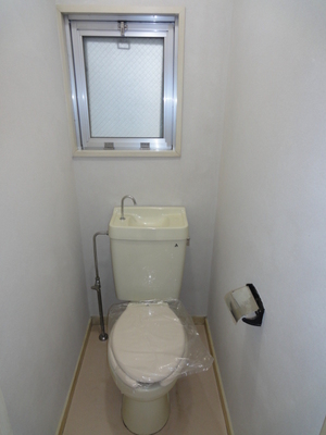 Toilet. Window with toilet ☆