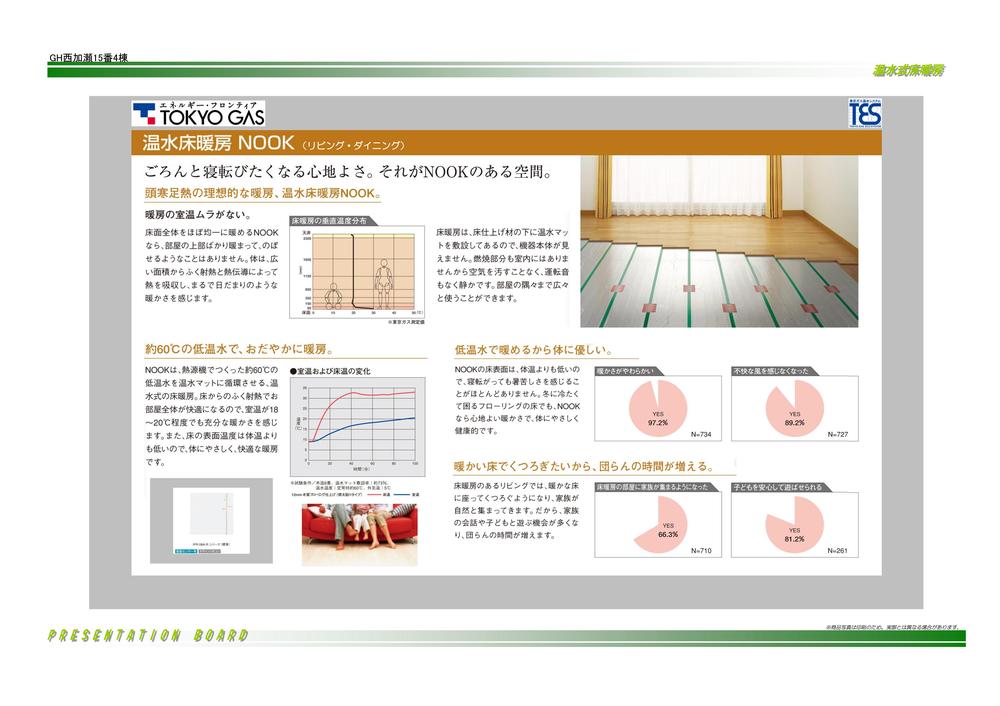 Cooling and heating ・ Air conditioning. The floor heating will be installed in the living room.